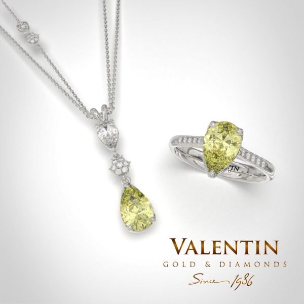 4760 6939 Pear with diamonds white FY