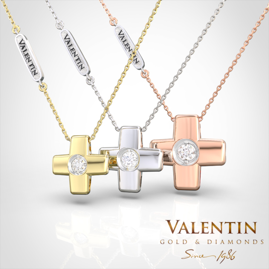 Детски Медальон 6946-3 – Valentin Gold u0026 Diamonds